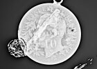 Der Münzanhänger vom Obersalzberg - Details im Röntgenbild