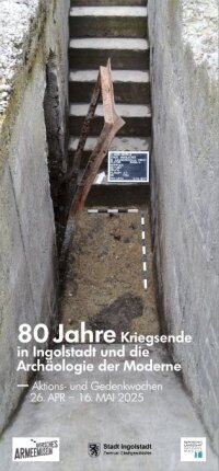 80 Jahre Kriegsende, Flyer Vorderseite 80 Jahre Kriegsende, Flyer Vorderseite