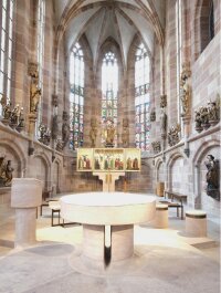 Frauenkirche Nürnberg, Blick in den Altarraum Frauenkirche Nürnberg, Blick in den Altarraum