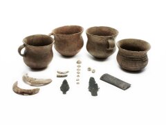 Grabfunde der jungsteinzeitlichen Glockenbecherkultur aus der Plinganser Straße © Archäologische Staatssammlung